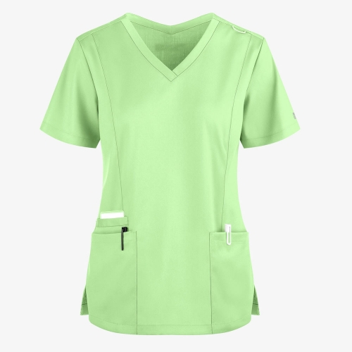 Women 3 Pocket STRETCH V-Neck Scrub Top